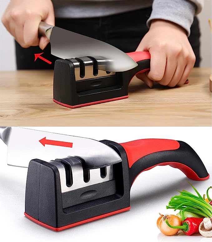 Knife Sharpener With Suction Pad